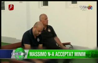 Massimo n-a acceptat minim