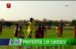 Protestul lui Lucescu
