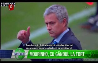Mourinho, cu gândul la tort