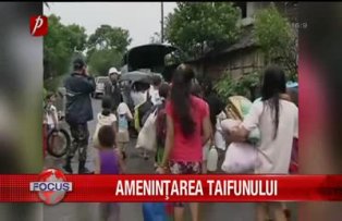 Amenintarea taifunului