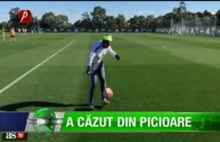 A căzut din picioare