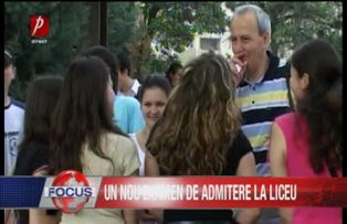 Un nou examen de admitere la liceu
