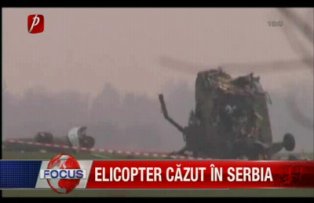 Elicopter cazut in Serbia