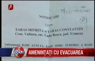 Amenintati cu evacuarea