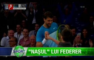"Naşul" lui Federer