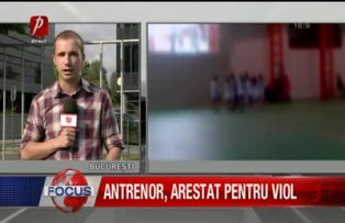 Antrenor arestat pentru viol