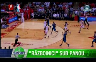 "Războinici" sub panou