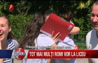 Tot mai multi Romi vor la liceu