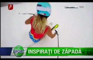 Inspiraţi de zăpadă