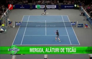 Mergea, alături de Tecău