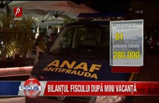 Bilantul fiscului dupa minivacanta