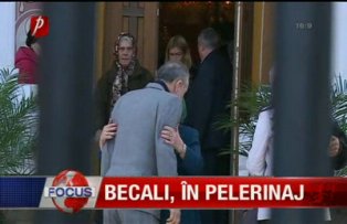 Becali in pelerinaj