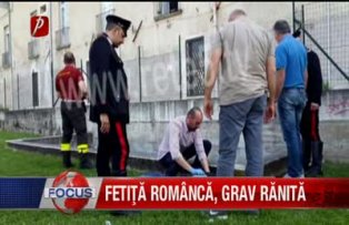 Fetita Romanca grav ranita
