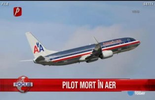 Pilot mort în aer