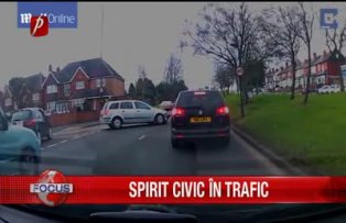 Spirit civic in trafic