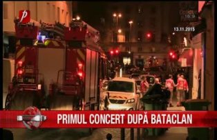 Primul concert dupa Bataclan