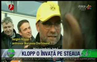 Klopp o învaţă pe Steaua