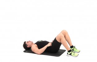 Slabesti daca stai intins in aceasta pozitie. Nu ai nevoie de fitness