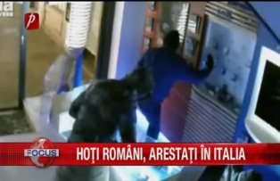 Hoti romani arestati in Italia