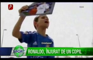 Ronaldo, înjurat de un copil
