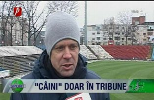 "Câini" doar în tribune