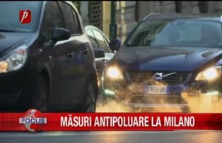 Masuri antipoluare la Milano