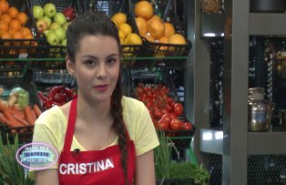 VIDEO /  "Sunt foarte speriata". De ce se temea cel mai tare Cristina inainte sa gateasca