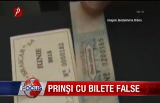 Prinsi cu bilete false