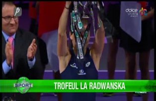 Trofeul, la Radwanska
