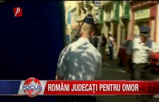 Români judecaţi pentru omor