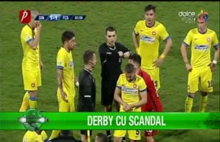 Derby cu scandal
