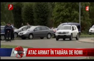 Atac armat în tabăra de romi