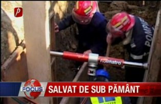 Salvat de sub pamant