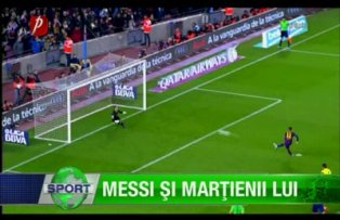 Messi şi "marţienii" lui