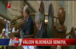 Valcov blocheaza senatul