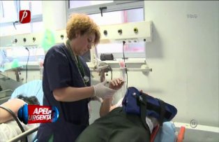 A ajuns la Urgente dupa ce a fost lovita de tramvai. Medicii s-au mirat cand au vazut ce are