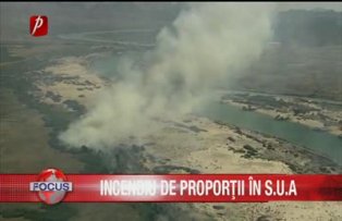 Incendiu de proporţii în S.U.A.
