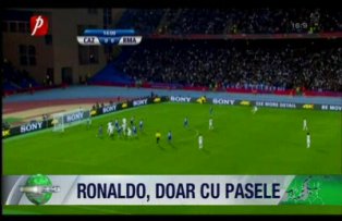 Ronaldo, doar cu pasele
