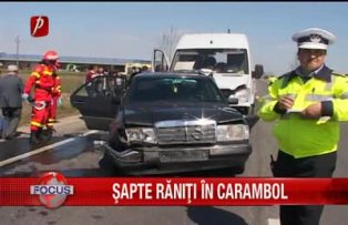 Sapte raniti in carambol