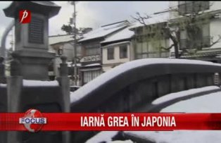 Iarna grea in Japonia