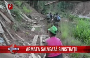 Armata salveaza sinistratii