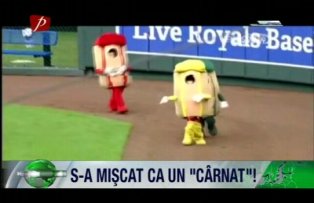 S-a mişcat ca un "cârnat"