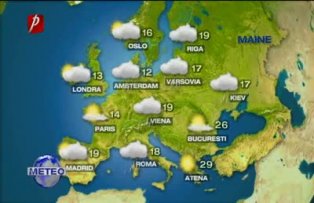 Prognoza meteo pentru sambata, 14 mai
