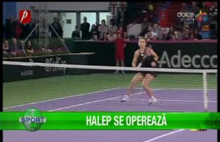 Halep se operează