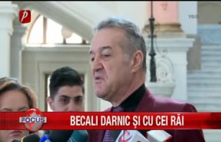 Becali darnic şi cu cei răi