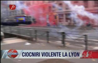 Ciocniri violente la Lyon