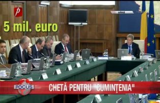 Chetă pentru "Cuminţenia"