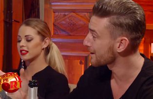 VIDEO /  Mihai Chitu, atent la nevoile Roxanei Nemes. Cum a surprins-o pe blondina, la "Cireasa de pe tort"
