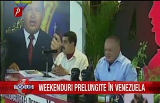 Weekenduri prelungite în Venezuela