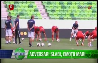 Adversari slabi, emoţii mari
